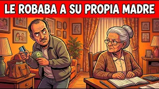 Su Hijo le Vaciaba la Cuenta Cada Vez que la Visitaba… Hasta que Ella le Tendió una Trampa