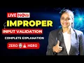 How to Prevent Improper Input Validation Attacks cyber security ethical hacking hacker vlog