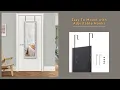 Naomi Home Over The Door Mosaic Mirror Hanging Over Door Mirror OJCommerce