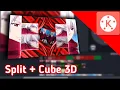 CARA MEMBUAT AMV SPLIT CUBE 3D DI KINEMASTER