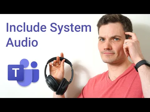 Download MP3 How to include System Audio when Screen Sharing in Microsoft Teams