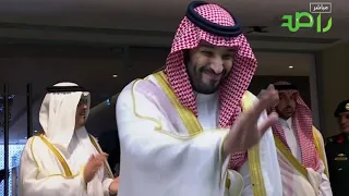 النشيد الوطني السعودي بحضور سمو ولي العهد في نهائي أغلى الكؤوس دندنها