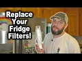 How to Replace Water Filters Frigidaire Gallery Refrigerator PurePour Connect PWF-2