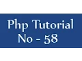 Php tutorials for beginners - 58