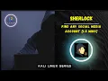 Sherlock Find Social Media Accounts 1 5mins Kali Linux