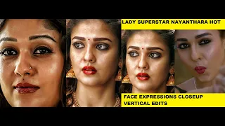 lady superstar nayanthara dusky hot face expression closeup
