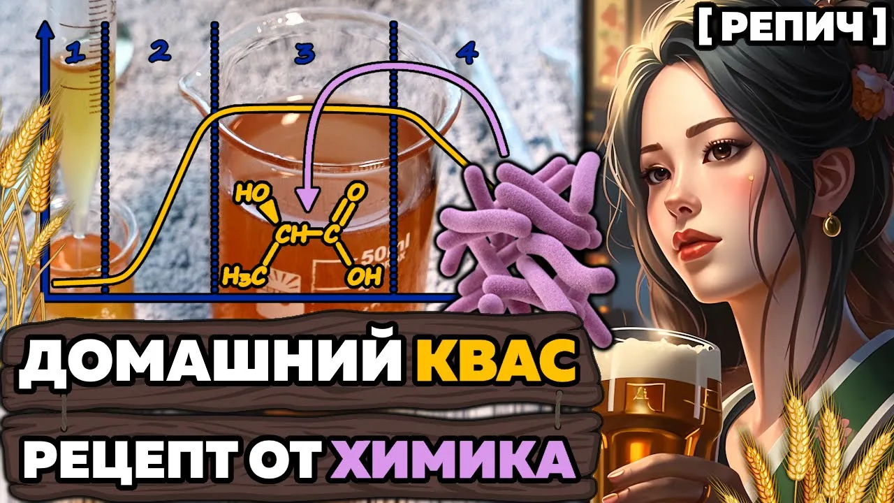 Создал НАУЧНЫЙ рецепт КВАСА 🧪