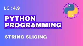 L-4 9 String Slicing in Python Python For Beginners in Bangla