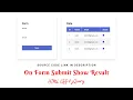Submit Form Show Results On Same Page Using HTML CSS jQuery Keyframe Effects