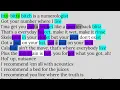 Kendrick Lamar, Hair Down | Rhyme Scheme Highlighted