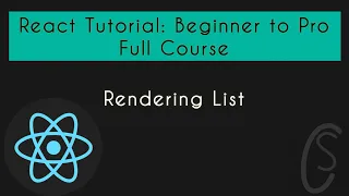 Rendering List React Tutorial Beginner to Pro Full Course