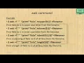 Linux awk command
