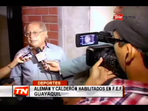 Alemán y Calderón habilitados en F.E.F.