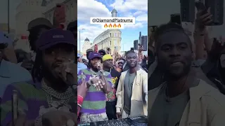 Diamond Platnumz Performs In The Streets Of London Charts Africa  Diamond Platnumz Performs In The Streets Of London Charts Africa