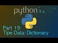 Belajar Python - tipe data Dictionary