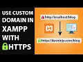 How To Use Custom Domain In XAMPP with HTTPS SSL Certificate - hindi