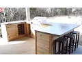 DIY Modern Outdoor Kitchen and Bar Modern Builds EP 21