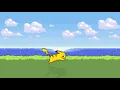 Pikachu Pixel Animated Loop