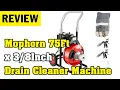 Review Mophorn 75Ft x Drain Cleaner Machine 2021