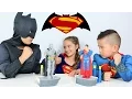 Download Lagu Batman Vs Superman Toys Dawn Of Justice Family children Superhero Fun Game With Ckn Toys