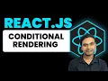 React JS 19 Conditional Rendering Ternary Operator React JS 19 Complete Course 2026
