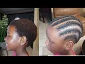 Step-By-Step Needle and Thread Cornrows Tutorial
