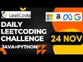Daily Leetcode Challenge NOV 24 JAVA PYTHON Maximum Matrix Sum