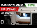43 Brighter Headlights for your 2016-2025 Chevy Silverado HID Bulb Install