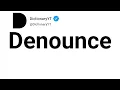 Denounce Synonyms Thesaurus Similar Words