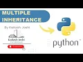 Multiple Inheritance in Python Python Inheritance Concept Python Tutorials in Hindi