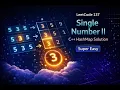 LeetCode 137 Single Number II Solution in C HashMap Approach Very Easy Explained
