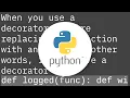 What does functools wraps do