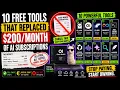 10 Free Tools That Replaced of AI Subscriptions All Tested