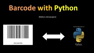 Python barcode Code python mini project