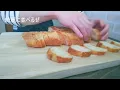 【オープンサンド】バゲットのオープンサンドの作り方　How to make a baguette open sandwich
