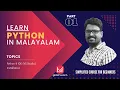 Learn Python in Malayalam Lecture 1 Python installation setting up IDE