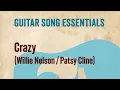 Crazy Willie Nelson Patsy Cline Complete Guitar Lesson