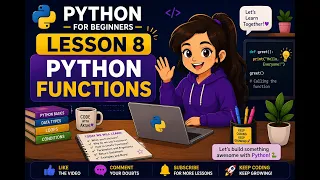 Learn Python Functions in 2026 Python Functions for Beginners Day 8