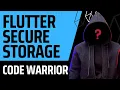 Flutter secure storage How to Impliment Flutter secure storage