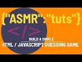 ASMR coding a guessing game part 1 Whispering Keyboard Sounds