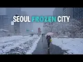 Download Lagu Seoul City is Frozen in One Day! | Snowy Walk Korea 4K HDR