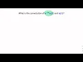 Convolution of a decaying impulse and a unit step