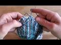 Tutoriel Tricot - Diminutions vers la gauche en point brioche brLsl dec