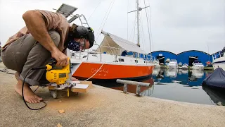 ⛵️It’s TIME to transform our sailboat into our Floating HOME!! #156