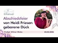Lagu Abschiedsfeier von Heidy Dück de Friesen