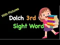Learn Dolch 3rd Grade Sight Words With Brain-Mapping Visual Cues