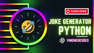 Joke Generator In Python Using pyjokes