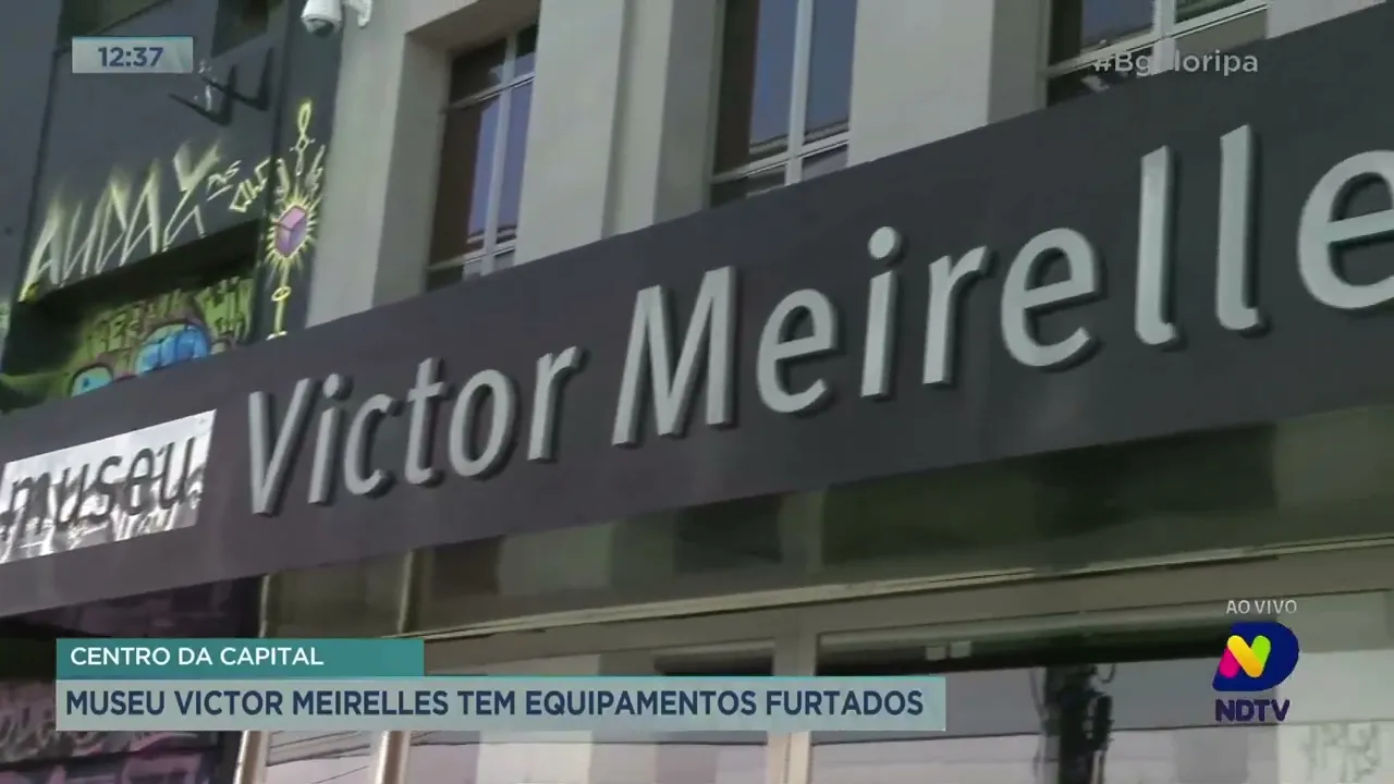 Museu Victor Meirelles tem equipamentos furtados, em Florianópolis
