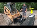 CHEAP Auction Skid Steer Broom Attachment Review Would You Buy One