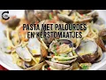 Download Lagu Pasta met palourdes en Corbara-kerstomaatjes